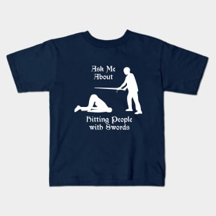 HEMA "Ask Me About Swords" Kids T-Shirt